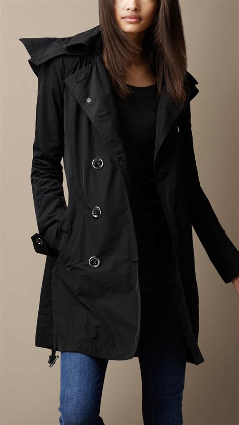 burberry coat women with hood|burberry hooded coat women's.